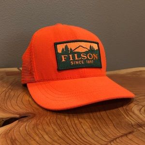 Filson Logger Mesh Cap Blaze Orange 